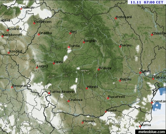 Prognoza meteo Romania 11 Noiembrie 2021 (Romania weather forecast)