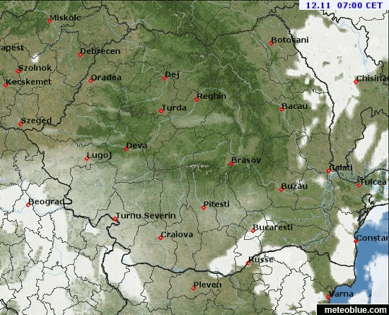 Prognoza meteo Romania 12 Noiembrie 2021 (Romania weather forecast)