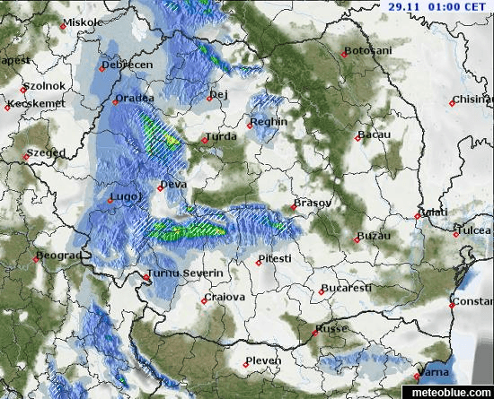 Prognoza meteo Romania 28 - 29 Noiembrie 2021 #Romania #vremea