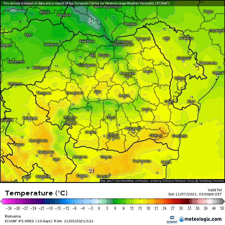 Prognoza meteo România  6 - 7 Noiembrie 2021 #România (România  forecast)