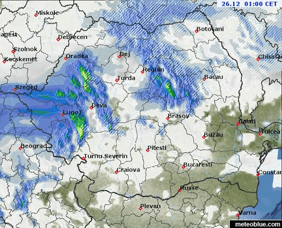 Prognoza meteo Romania 26 - 27 Decembrie 2021 #Romania #vremea
