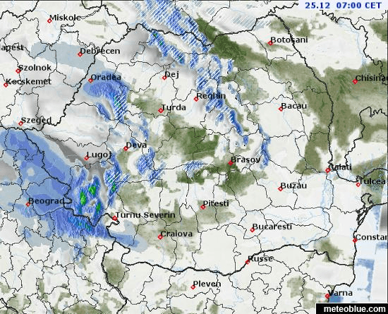 Prognoza meteo România  25 - 26 Decembrie 2021 #România (România  forecast)
