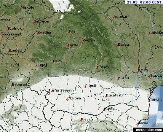 Prognoza meteo Romania 29 Martie 2022 #Romania #vremea
