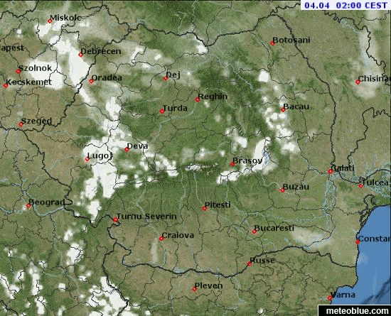 Prognoza meteo Romania 3 - 4 Aprilie 2022 #Romania #vremea