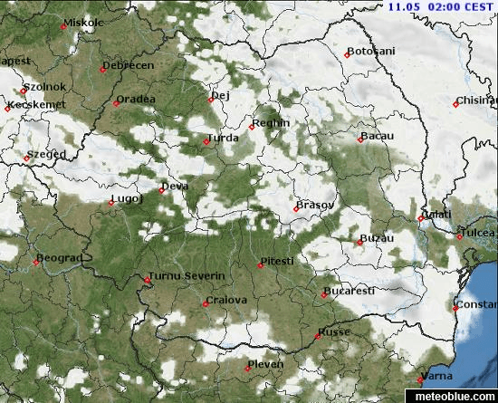 Prognoza meteo Romania 11 Mai 2022 #Romania #vremea