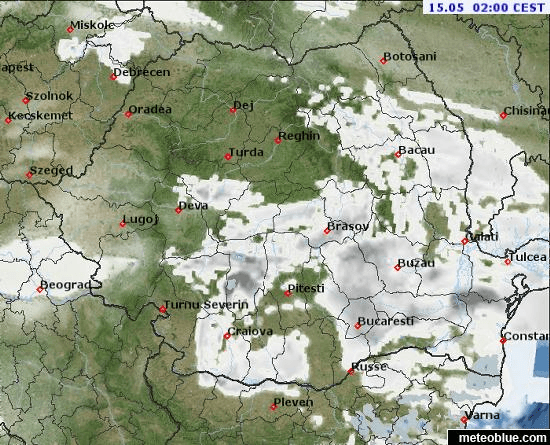 Prognoza meteo Romania 15 - 16 Mai 2022 #Romania #vremea