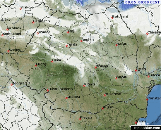 Prognoza meteo România  7 - 8 Mai 2022 #România (România  forecast)