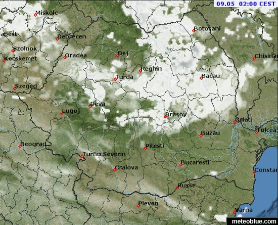 Prognoza meteo Romania 8 - 9 Mai 2022 #Romania #vremea