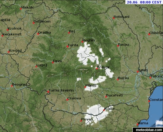 Prognoza meteo Romania 20 Iunie 2022 (Romania weather forecast)