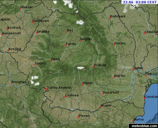 Prognoza meteo Romania 22 Iunie 2022 #Romania #vremea