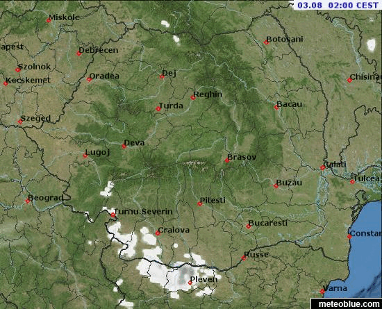 Prognoza meteo Romania 3 August 2022 #Romania #vremea