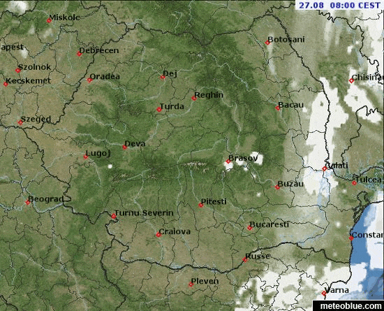 Prognoza meteo România  27 - 28 August 2022 #România (România  forecast)