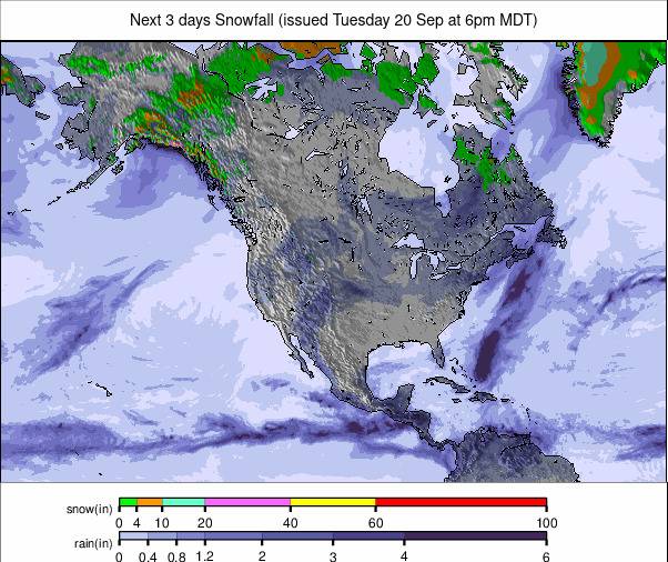 Precipitation maps North America #USA #rainfall (Precipitații în SUA)
