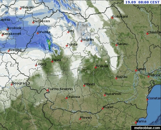 Prognoza meteo Romania 19 Septembrie 2022 (Romania weather forecast)