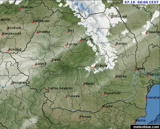 Prognoza meteo Romania 7 Octombrie 2022 (Romania weather forecast)