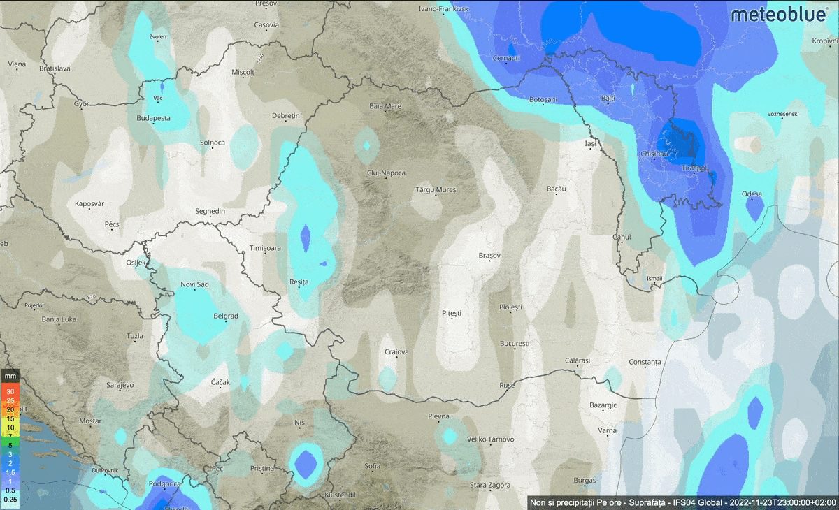 Prognoza meteo Romania 24 Noiembrie 2022 #Romania #vremea