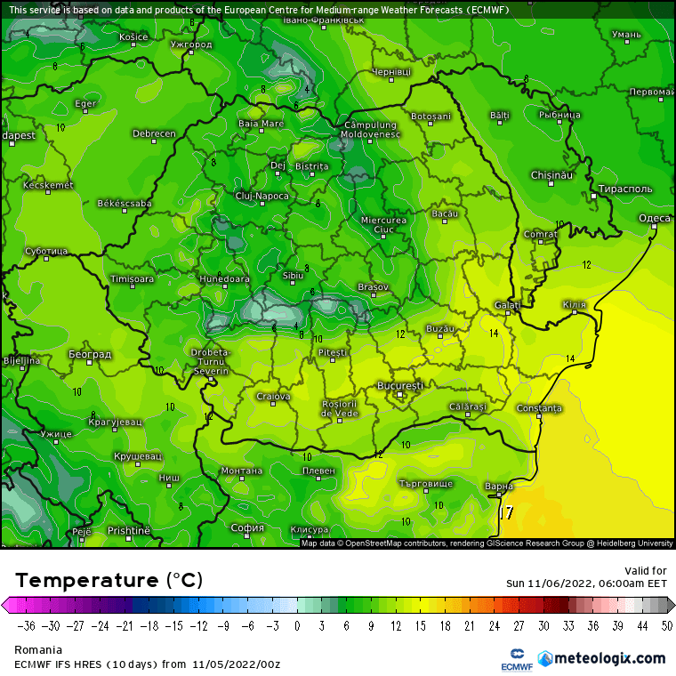 Prognoza meteo România  5 - 6 Noiembrie 2022 #România (România  forecast)