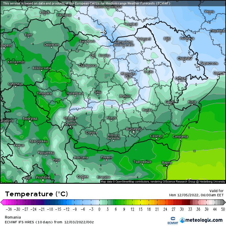 Prognoza meteo România  3 - 4 Decembrie 2022 #România (România  forecast)