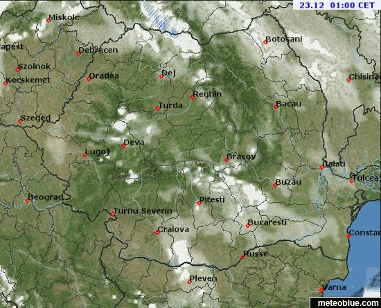 Prognoza meteo Romania 23 Decembrie 2021 #Romania #vremea