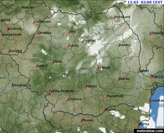 Prognoza meteo Romania 12 Mai 2022 #Romania #vremea