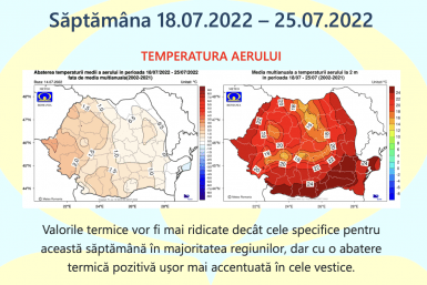 Prognoza meteo Romania  18 Iulie – 15 August 2022 #vară