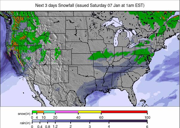 Precipitation maps North America #USA #weather. Rainfall USA.