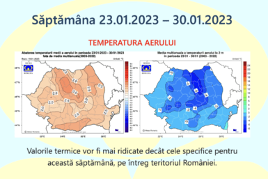Prognoza meteo Romania  16 Ianuarie – 13 Februarie 2023 #iarnă