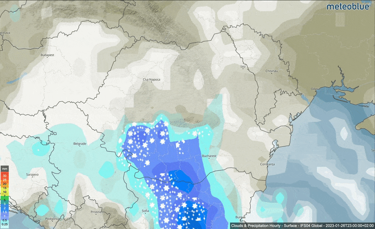 Prognoza meteo Romania 27 Ianuarie 2023 #Romania #vremea