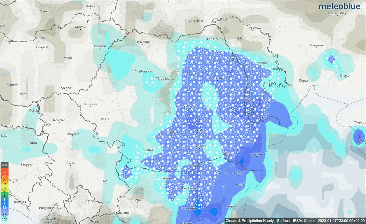 Prognoza meteo Romania 28 Ianuarie 2023 #Romania #vremea