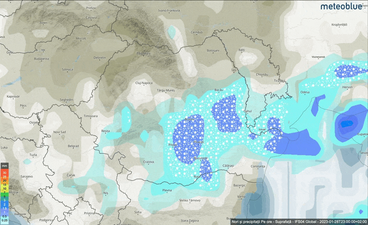 Prognoza meteo Romania 29 – 30 Ianuarie 2023 #Romania #vremea