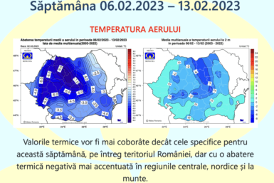 Prognoza meteo Romania  6 Februarie – 6 Martie 2023 #iarnă