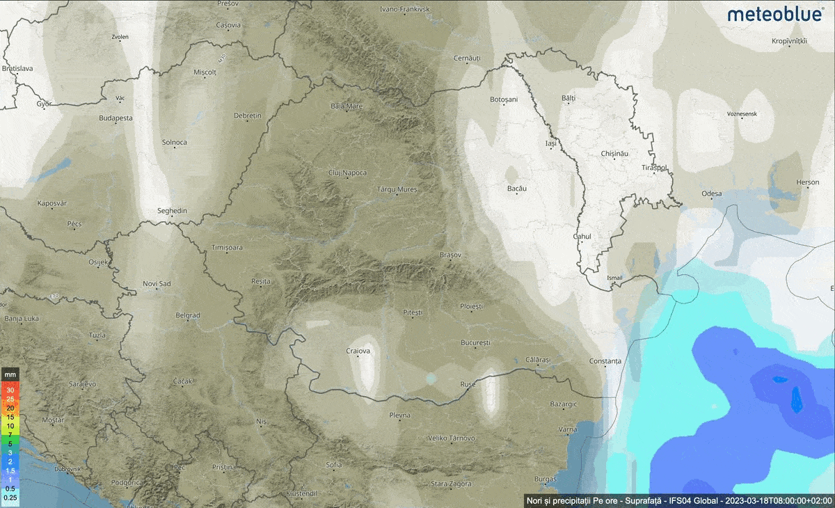 Prognoza meteo România  18 - 19 Martie 2023 #România (România  forecast)