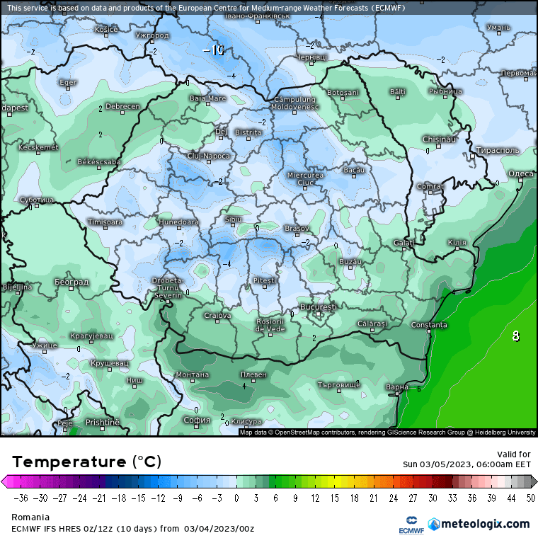 Prognoza meteo România  4 - 5 Martie 2023 #România (România  forecast)