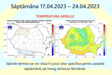 Prognoza meteo Romania  17 Aprilie – 15 Mai 2023 #primăvară