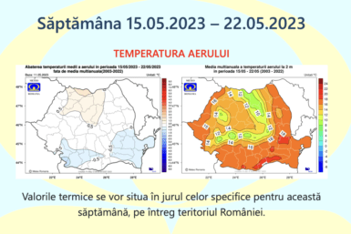 Prognoza meteo Romania  15 Mai – 12 Iunie 2023 #primăvară