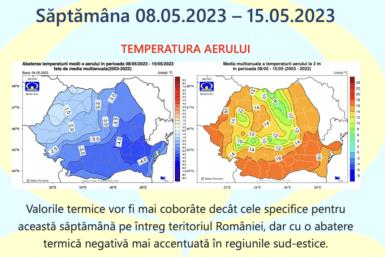 Prognoza meteo Romania  8 Mai – 5 Iunie 2023 #primăvară