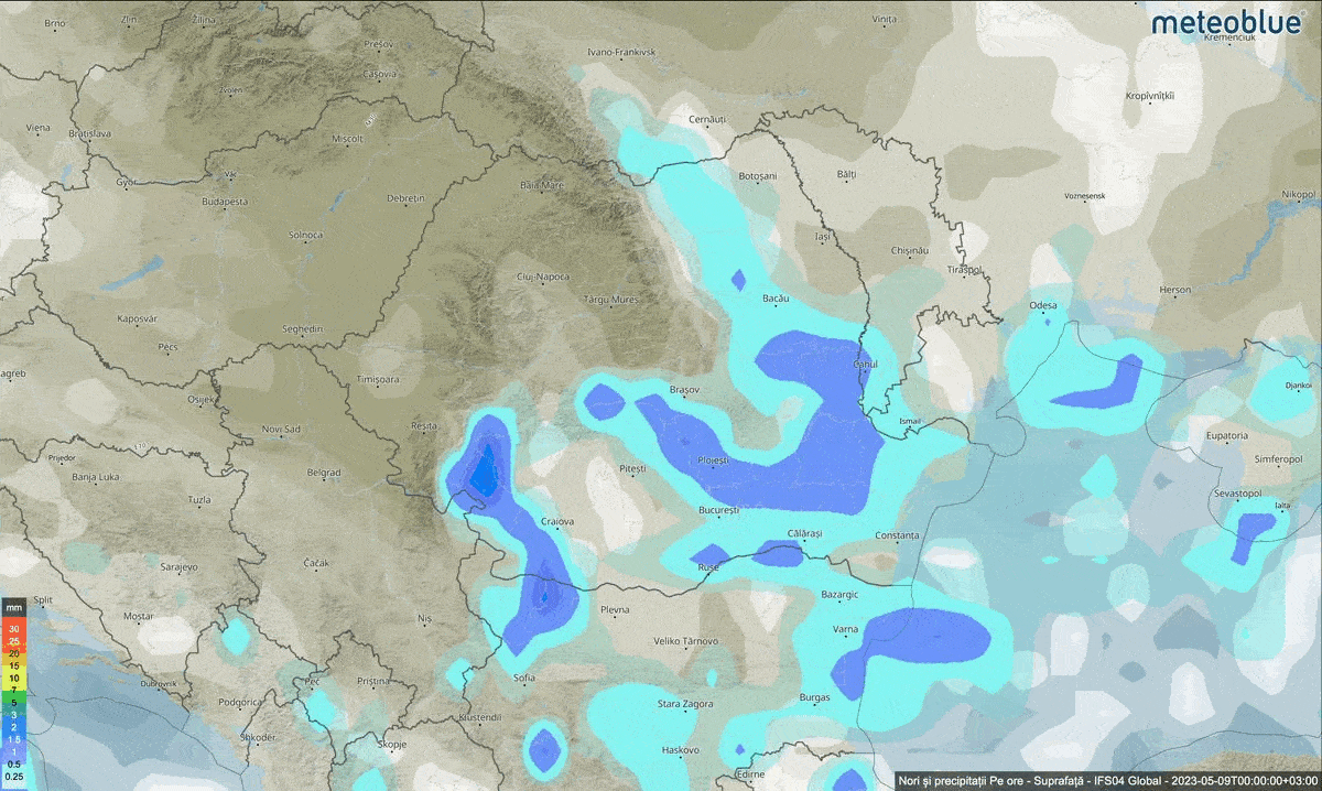 Prognoza meteo Romania 9 Mai 2023 #Romania #vremea