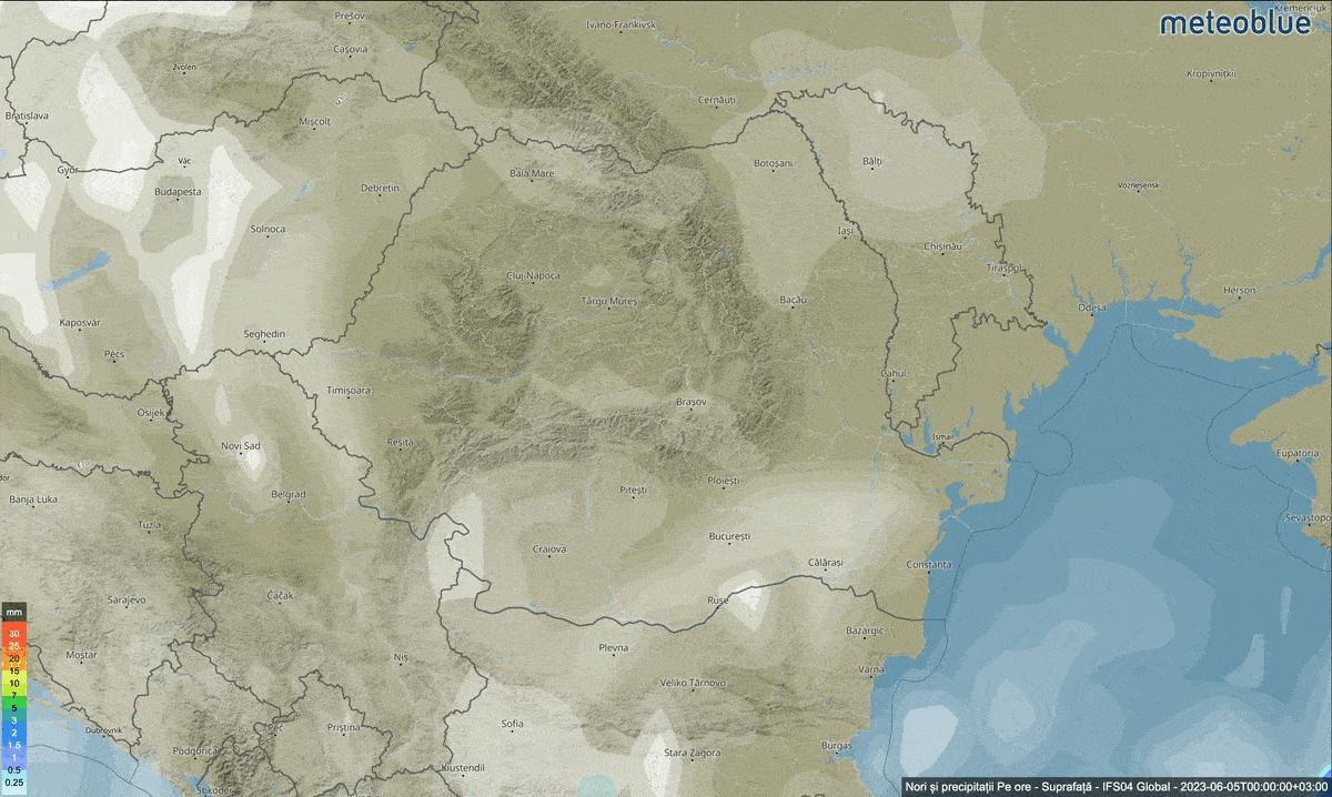 Prognoza meteo Romania 4 - 5 Iunie 2023 #Romania #vremea
