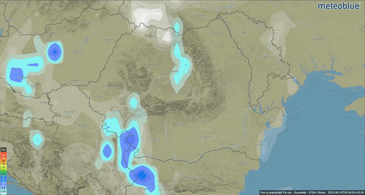 Prognoza meteo Romania 16 August 2023 #Romania #vremea
