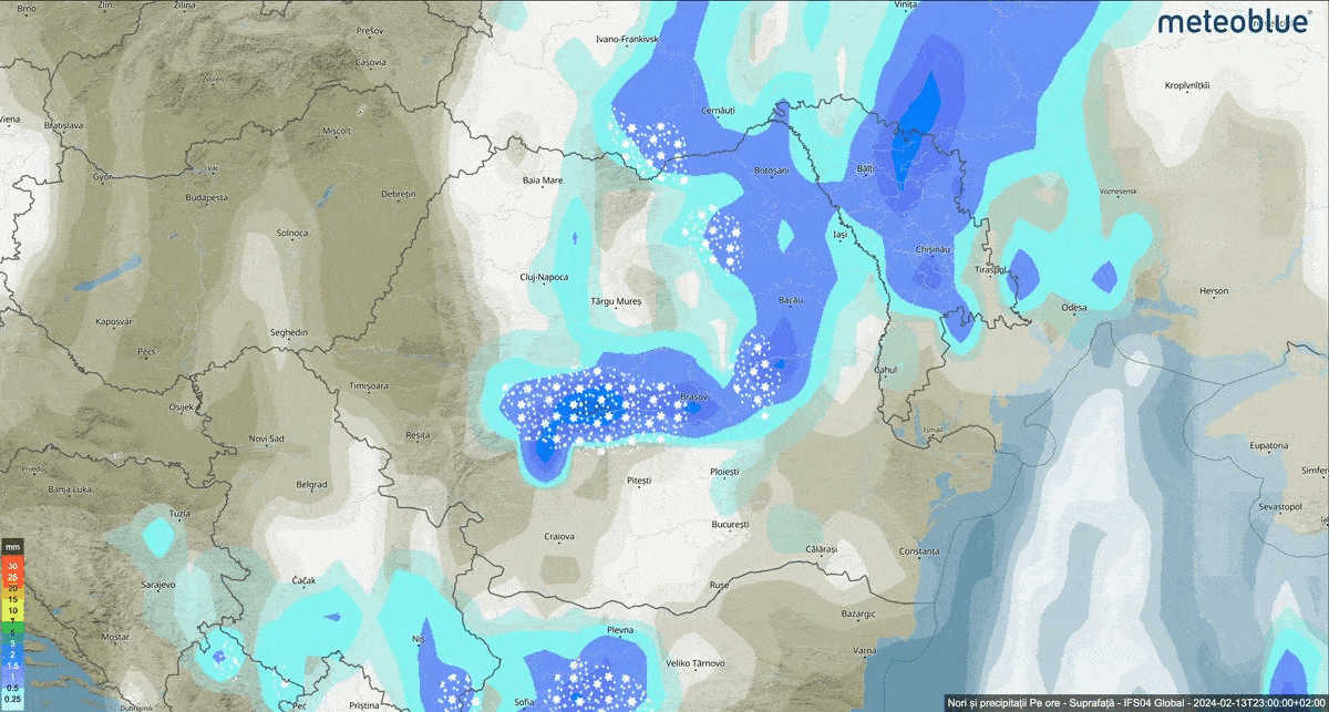 Prognoza meteo Romania 14 Februarie 2024 #Romania #vremea