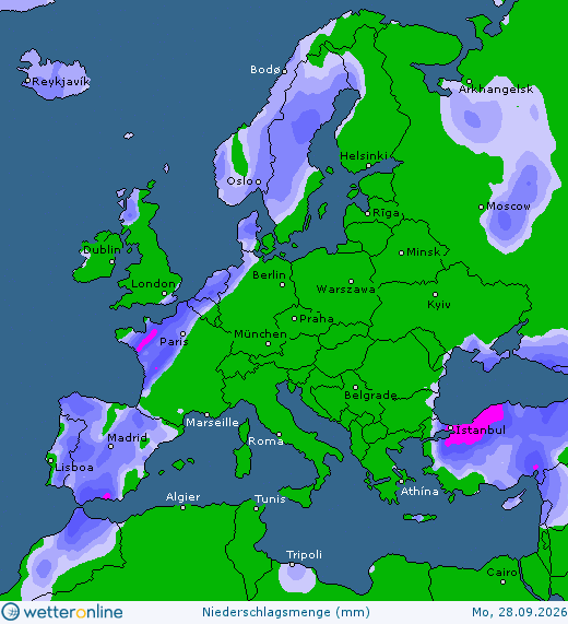 Rainfall Europe