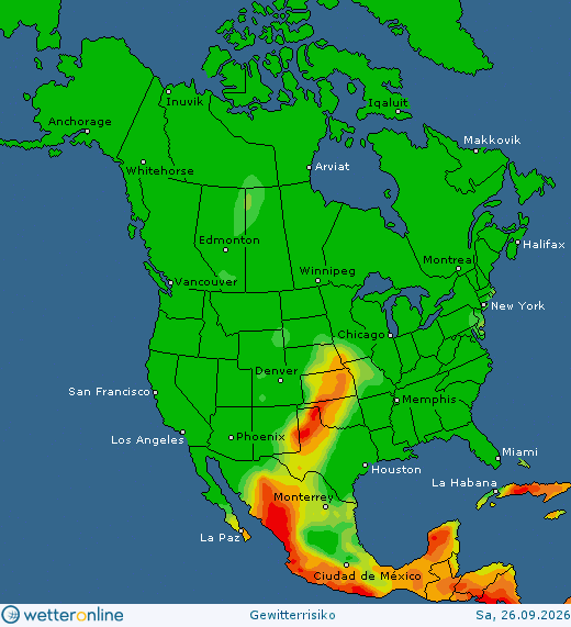 Thunderstorm USA today