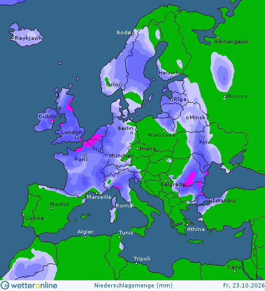 Rainfall Europe