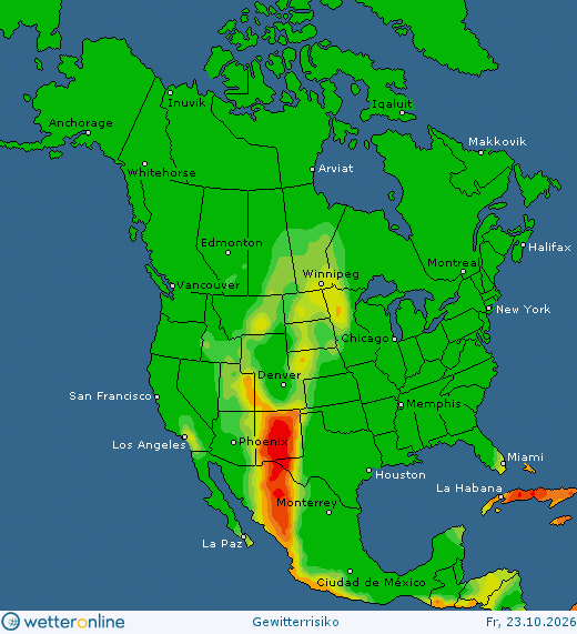 Thunderstorm USA today